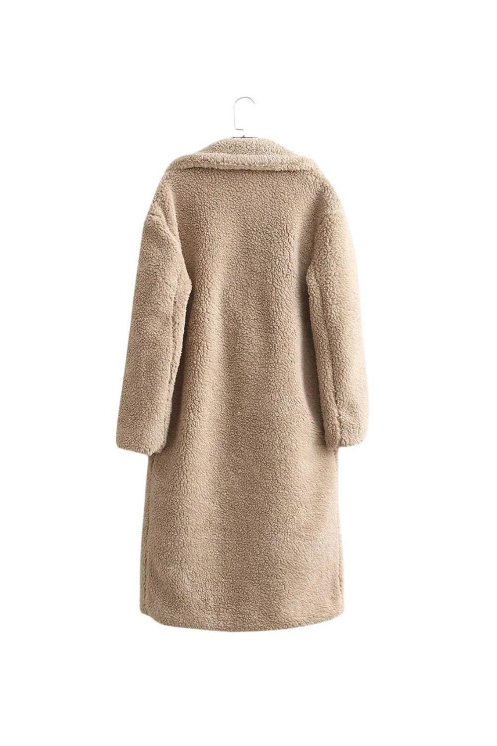 ' Brandon ' Fleece-Lined Loose Overcoat