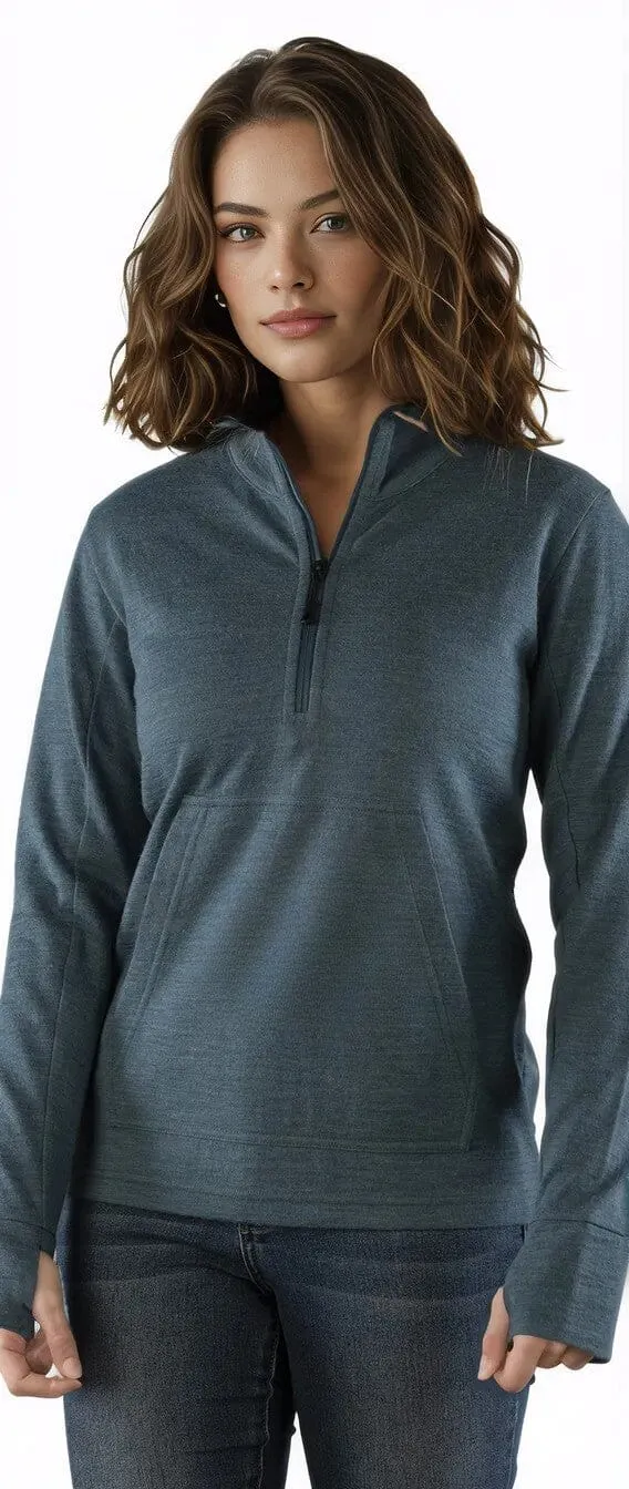 1/4 Zip Tech Pocket Pullover