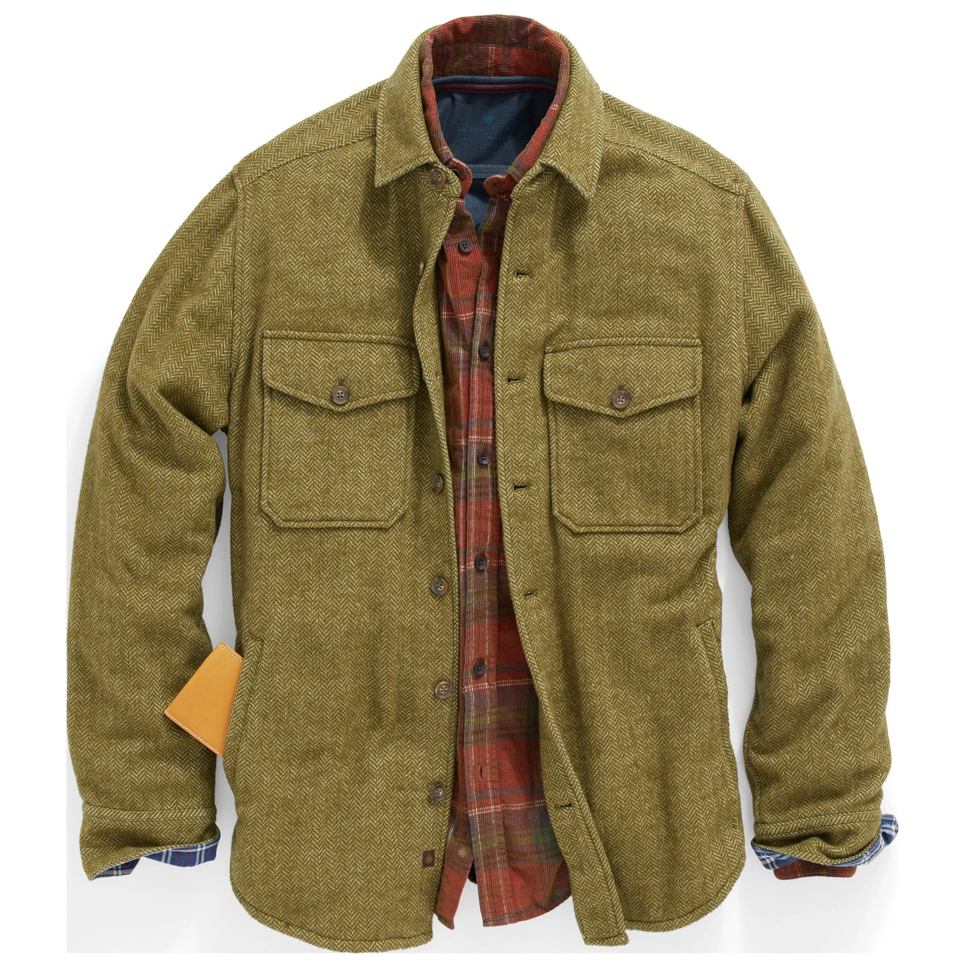 Back East Herringbone Shacket