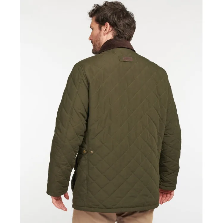 Barbour Burton Quilt Jacket - Dark Olive