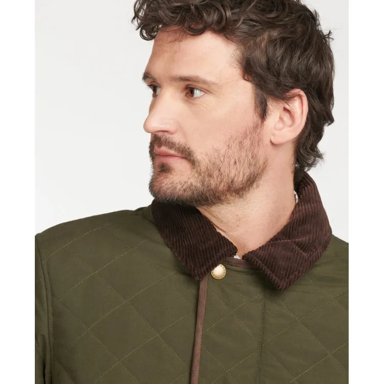 Barbour Burton Quilt Jacket - Dark Olive