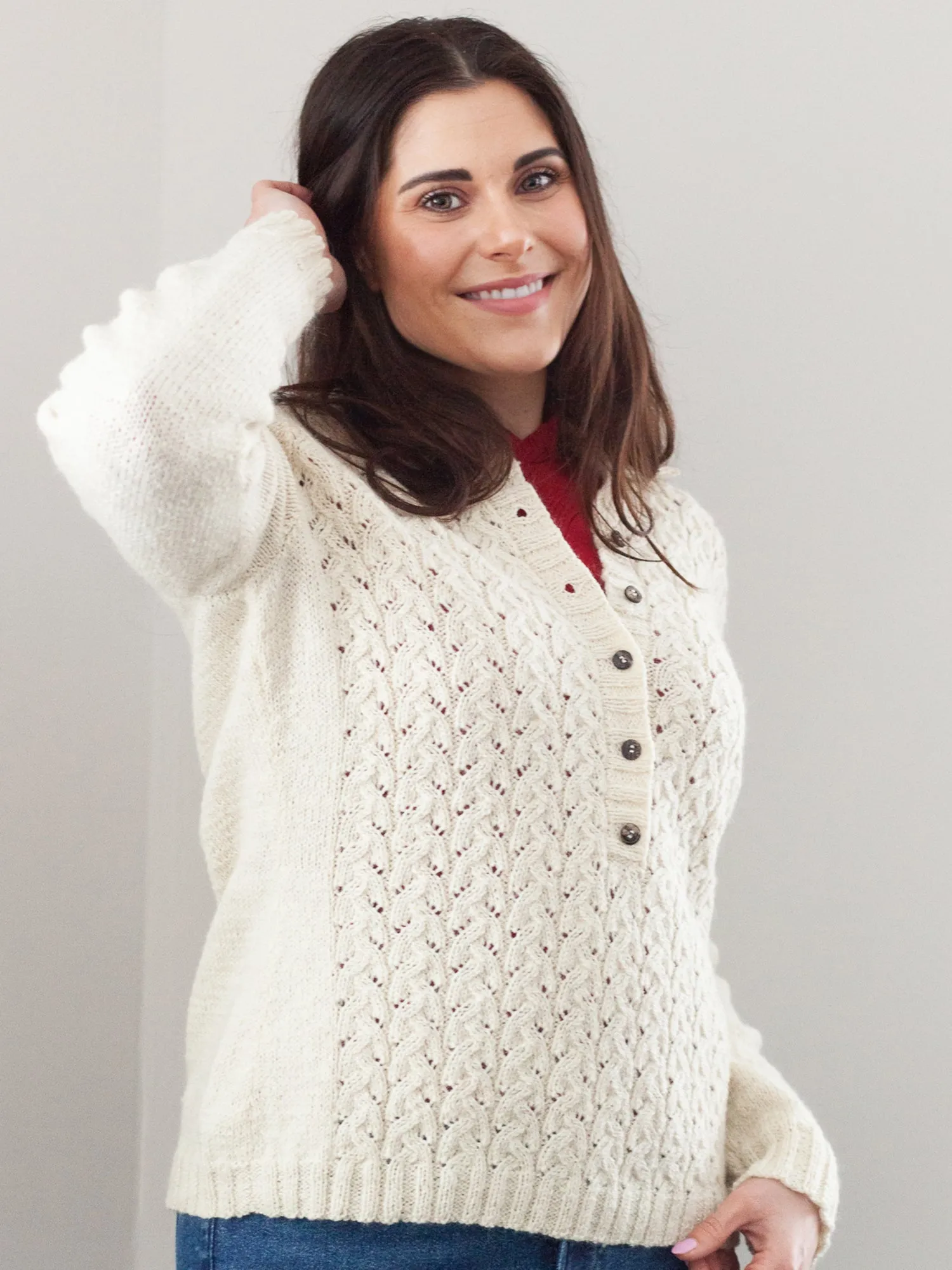 Bel Air Henley <br/><small>knitting pattern</small>