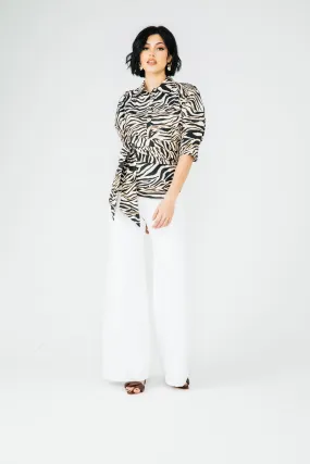 Black Zebra Javello Blouse