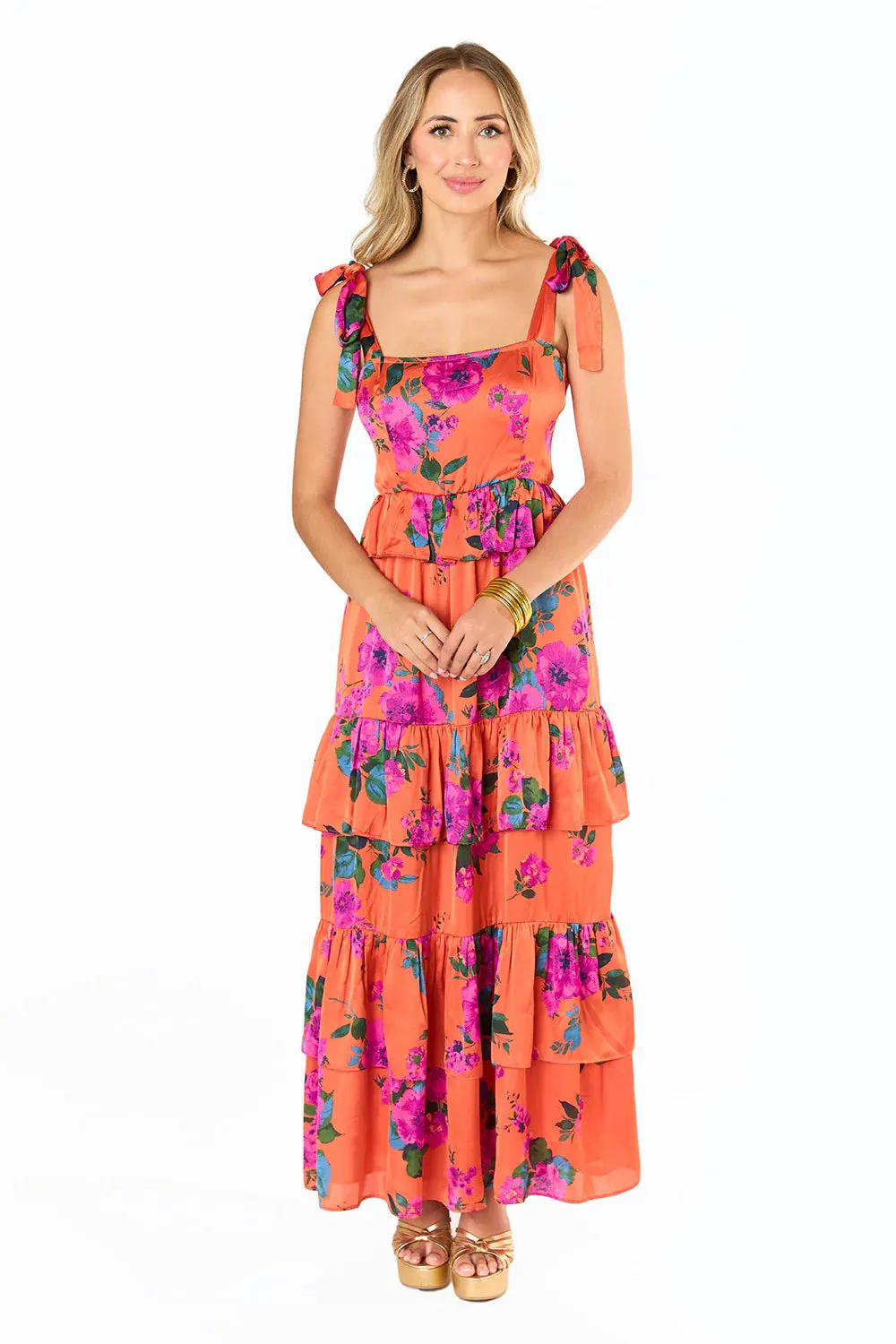 BuddyLove Edie Maxi Dress Tuscan Rose