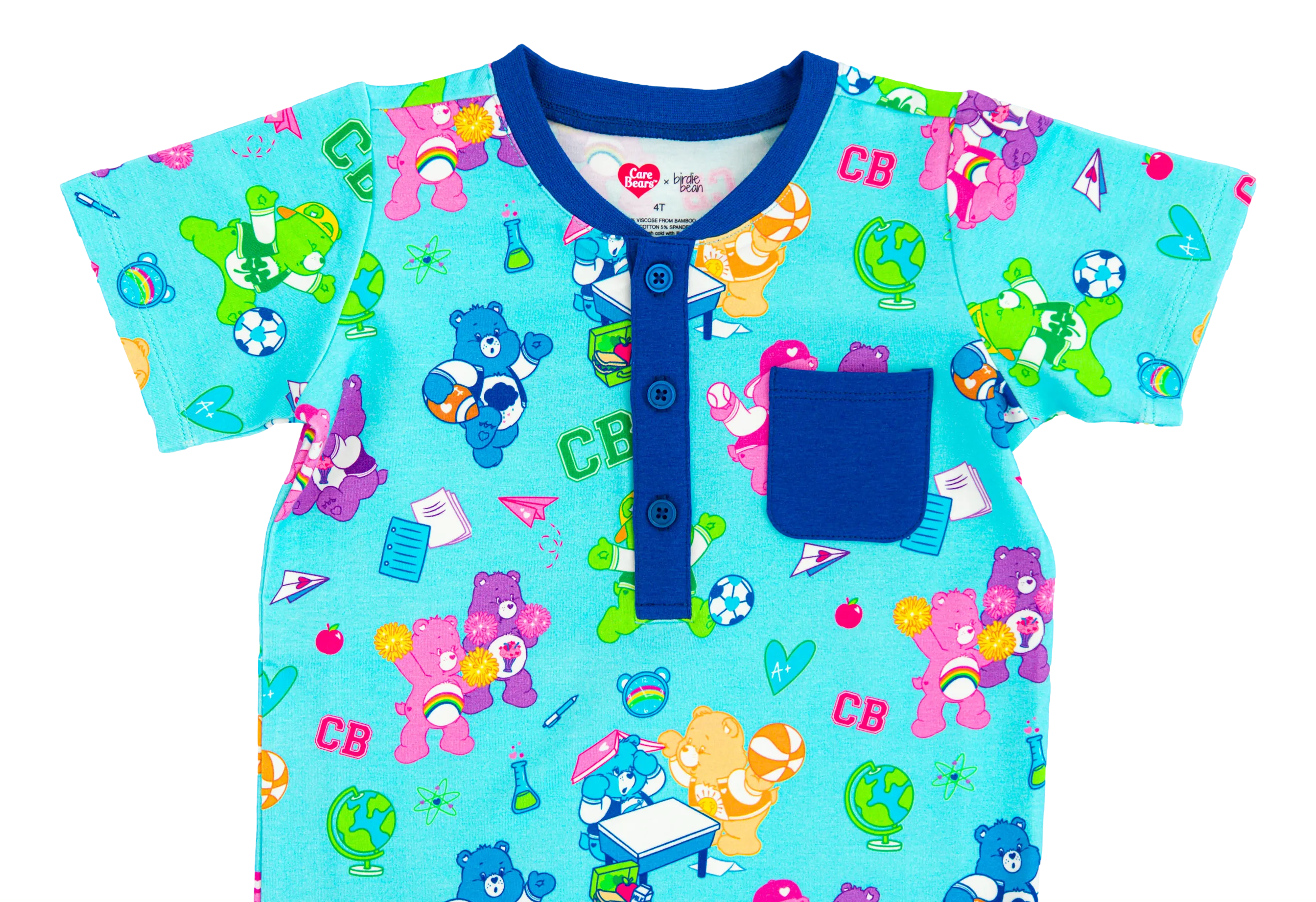 Care Bears™ Back To School Henley T- Shirt