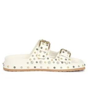 Chloe Studded Double Buckle Sandal