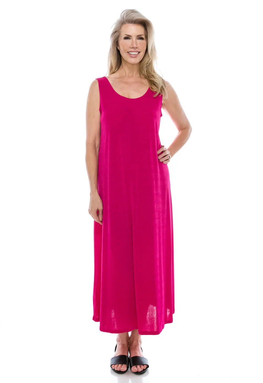 Classic Stretch Tank Maxi Dress-7000BN-TRS1