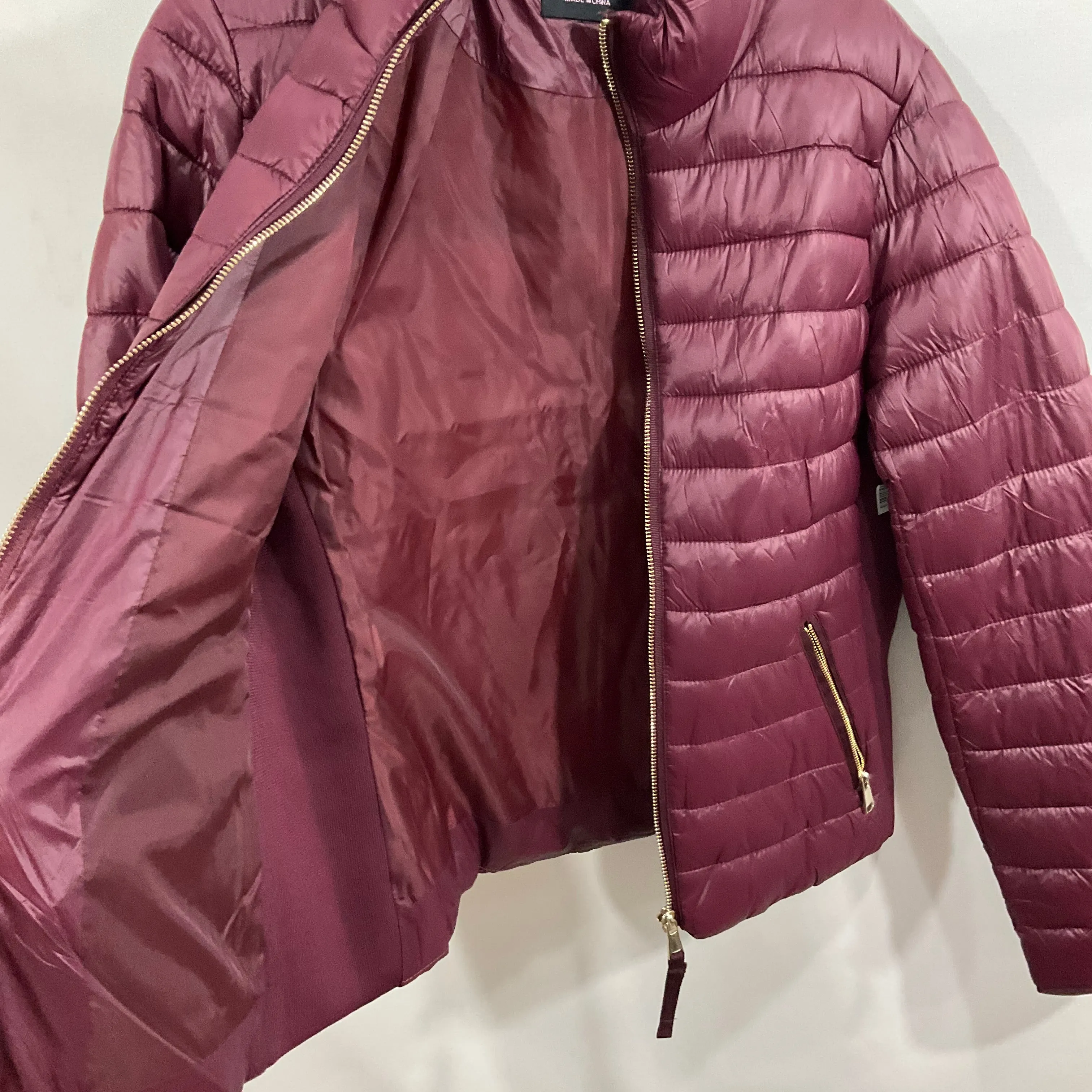 Coat Puffer & Quilted By Love Tree In Red, Size: L