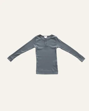 COTTON MODAL LONG SLEEVE HENLEY