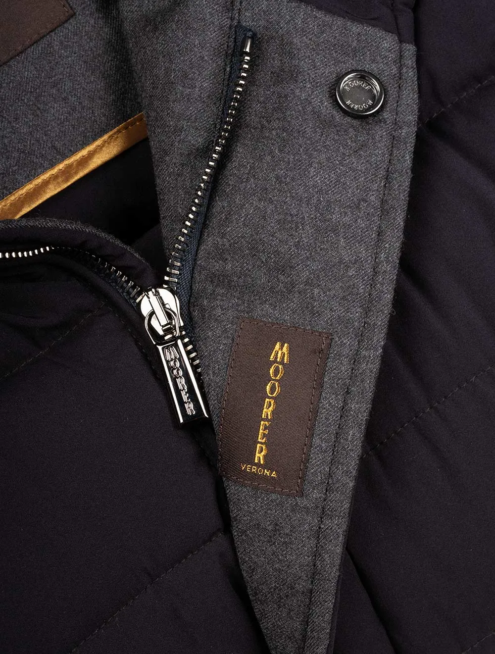 Craig Padded Coat Dark Blue