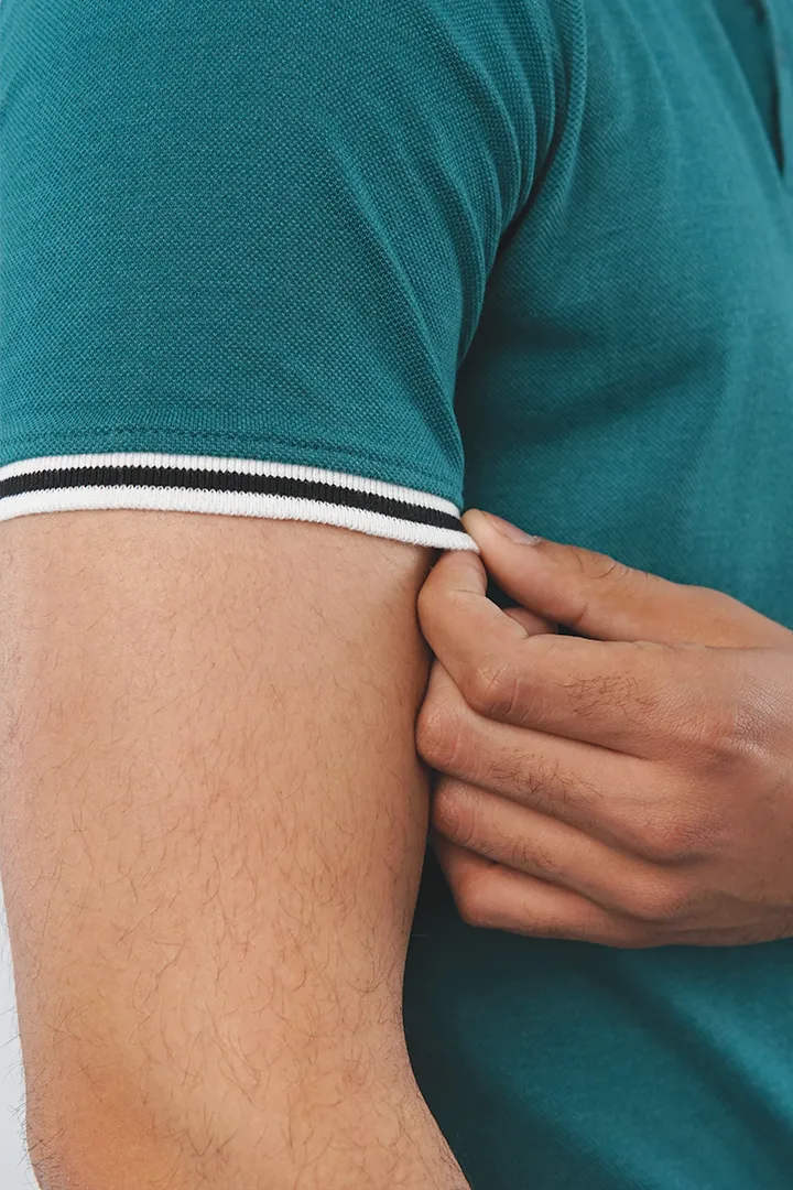 Emerald Green Henley T-shirt