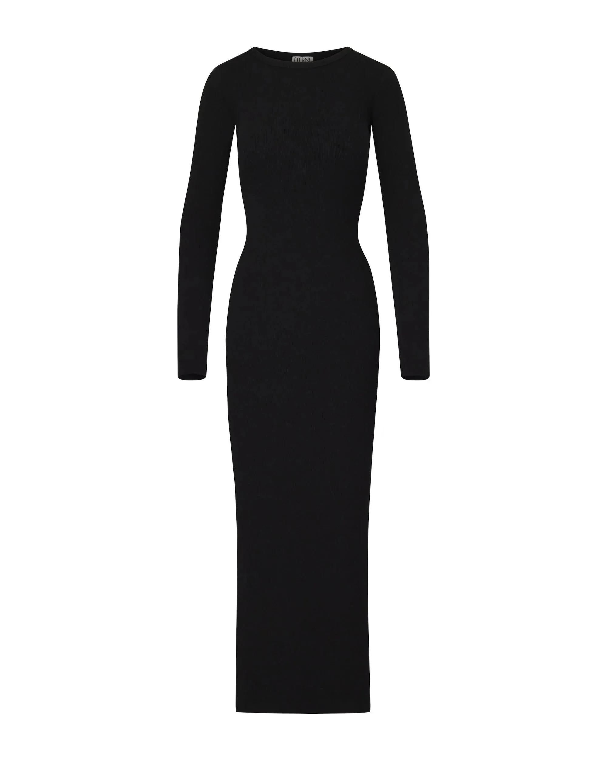 ETERNE~ Long sleeve crew maxi dress CB021