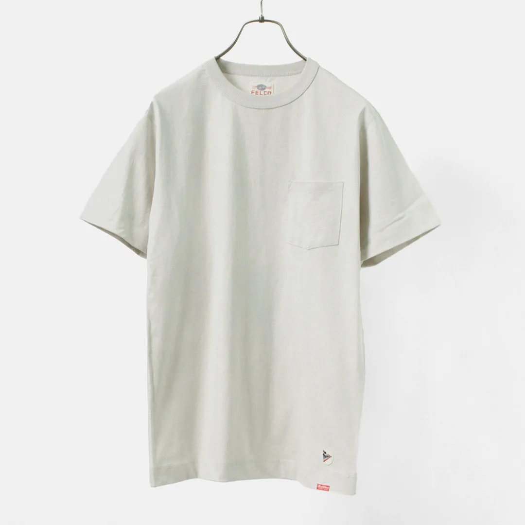 FELCO × HEALTH KNIT / Crew Neck Pocket Tee