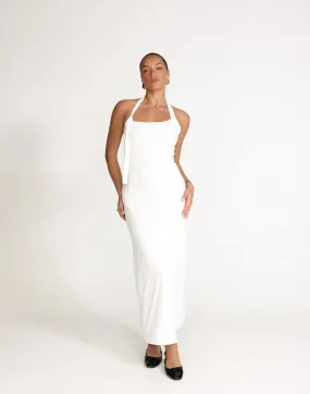 Fiore Maxi Dress (White)