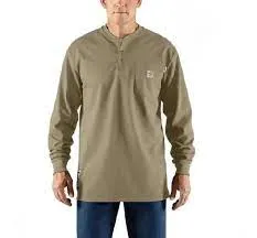 FR RORCE COTTON LS HENLEY : 100237