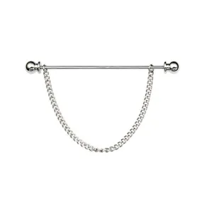 Globe Collar Bar With Chain