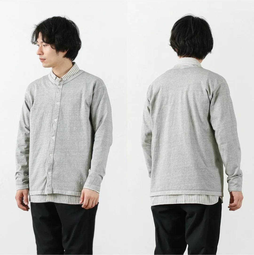 GOOD ON / Crew neck TEE Cardigan