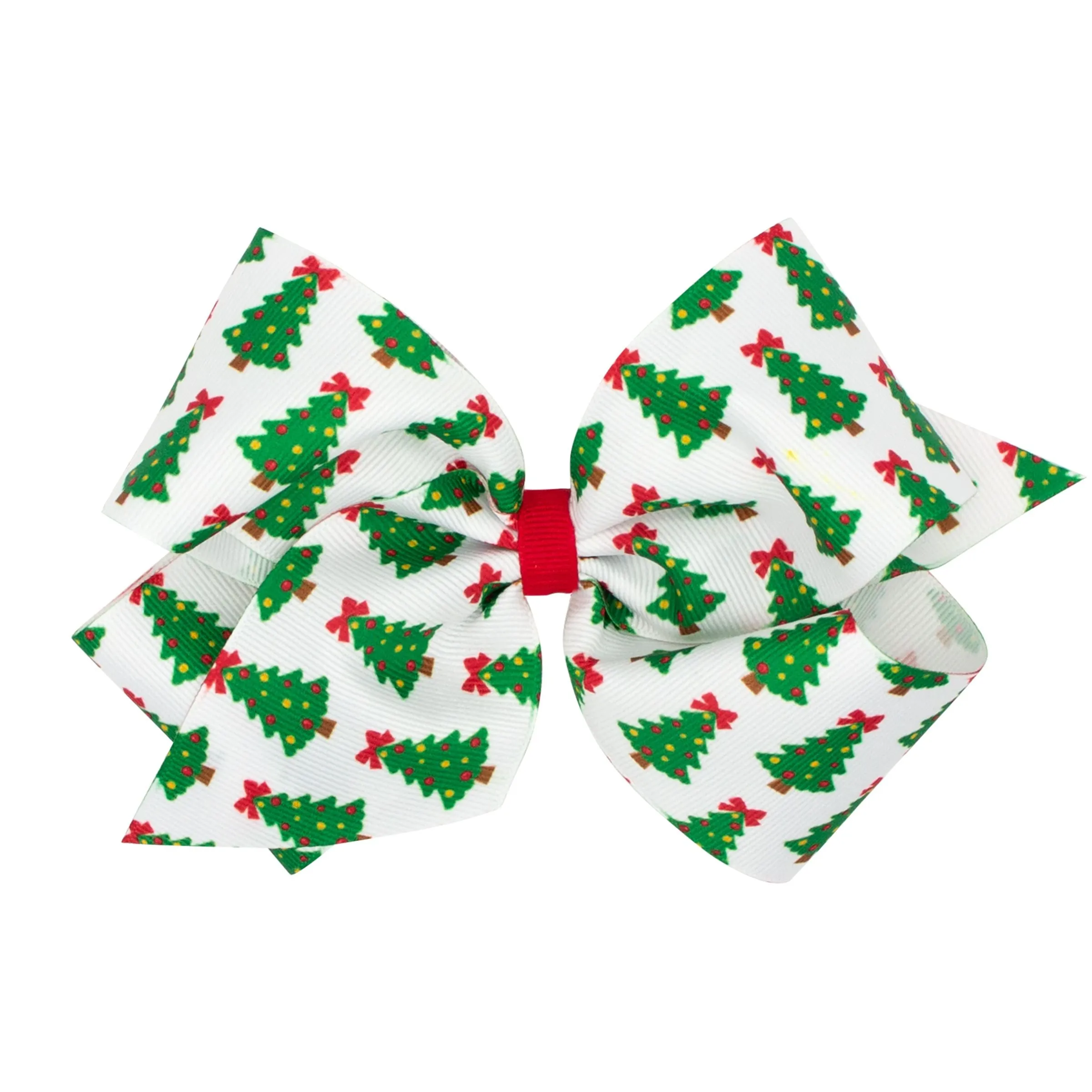 Holiday themed printed grosgrain bows