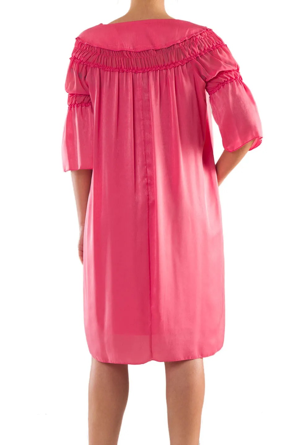 La Mouette Women's Plus Size Romantic Satin Dress