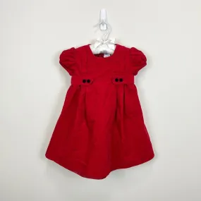 Luli & Me Girls Red Corduroy Dress 18 Months