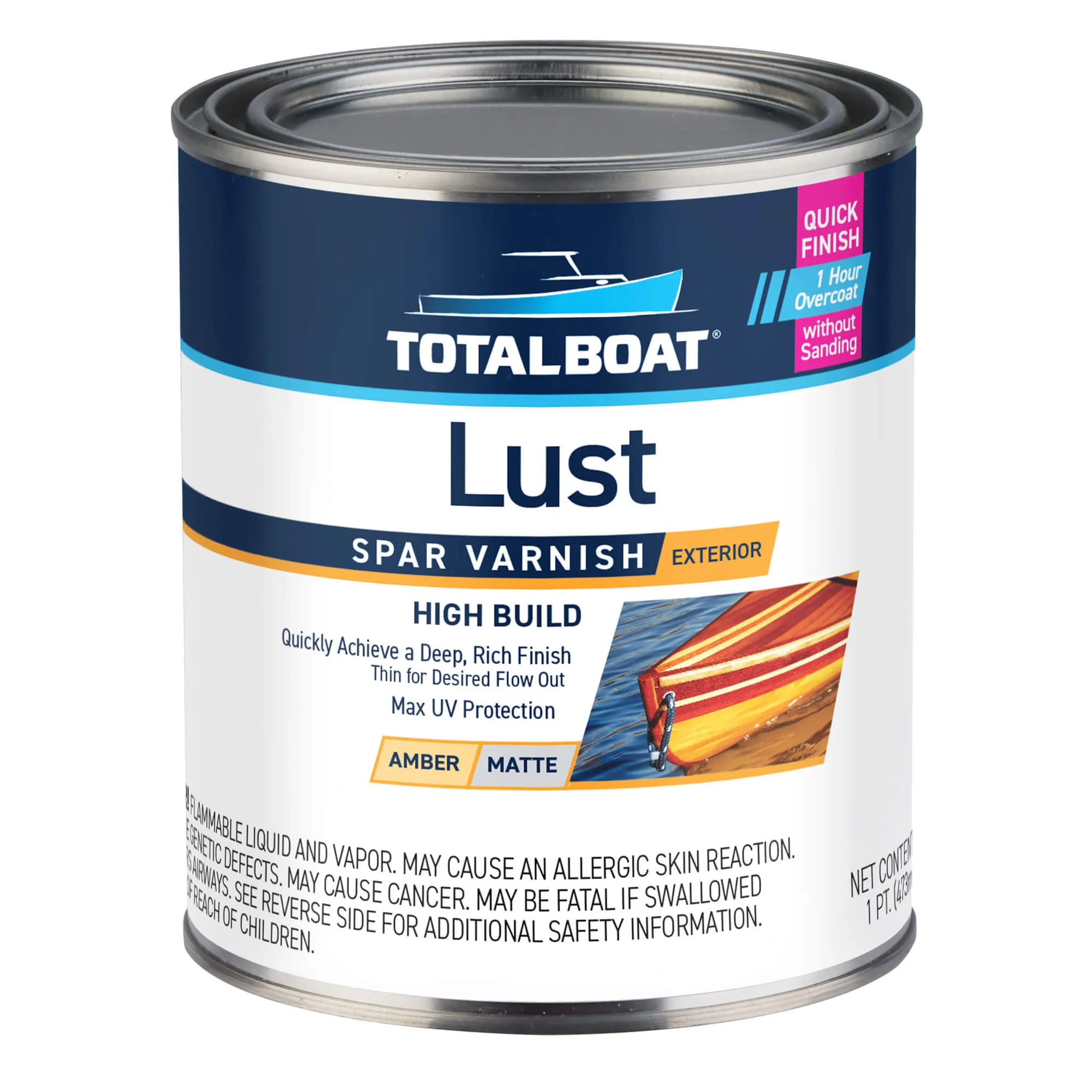 Lust Rapid Recoat Marine Spar Varnish