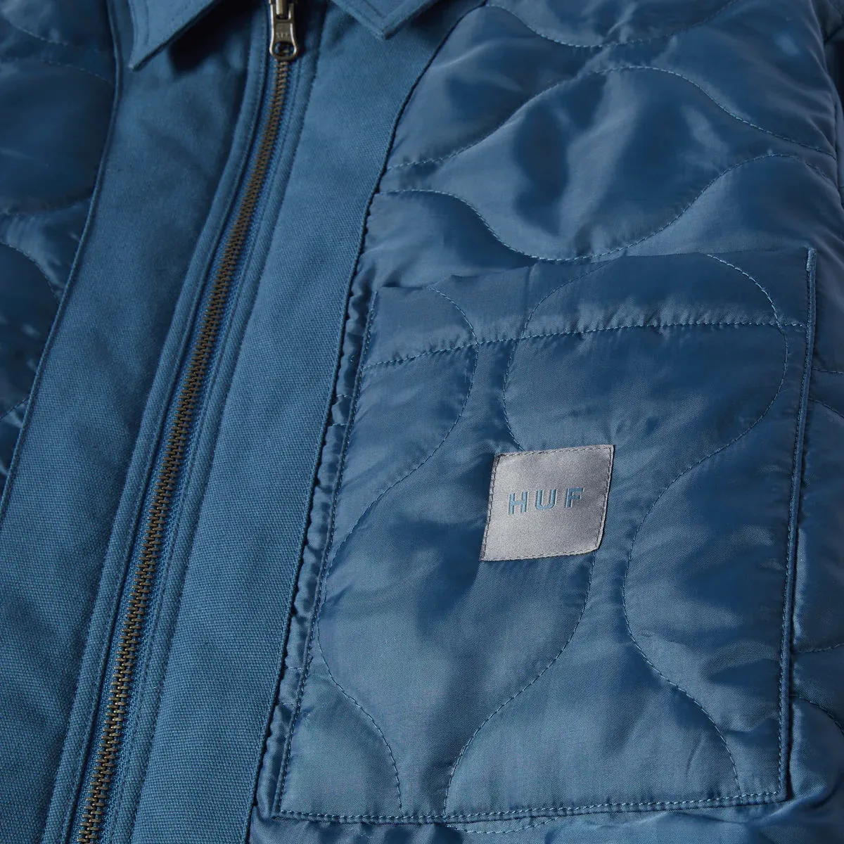 Mason Reversible Shacket | Oil Blue