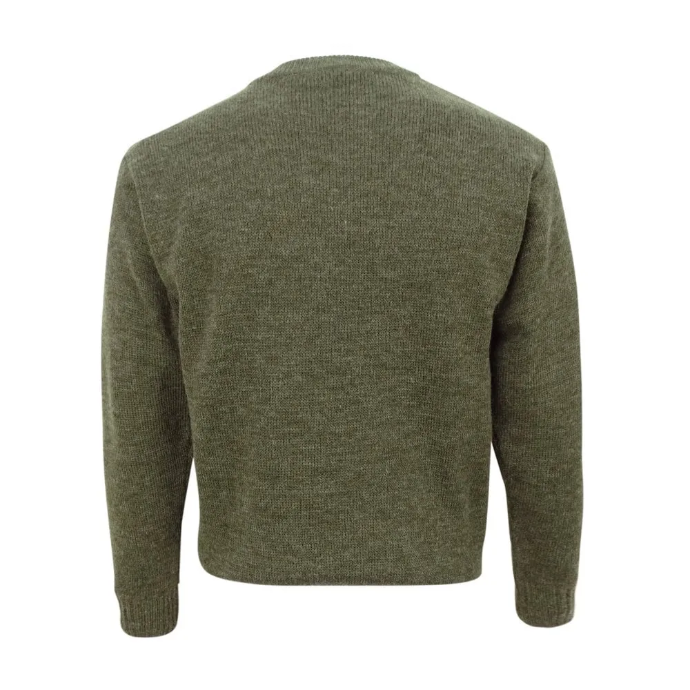 Melrose Hunting Pullover - Marled Green by Hoggs of Fife