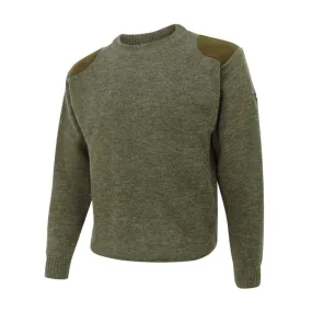 Melrose Hunting Pullover - Marled Green by Hoggs of Fife