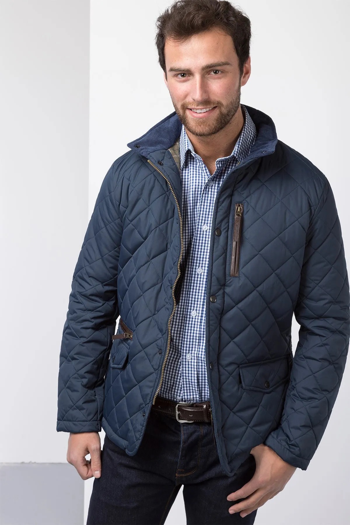 Men's Diamond Quilted Jacket - Wetherby