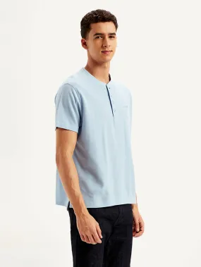 Men's Textured Regular Fit T-Shirt