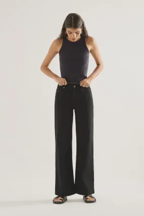 MIA MID WIDE LEG JEAN BLACK