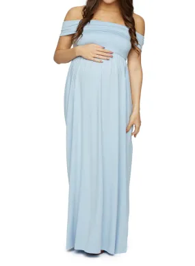 Midsummer Maternity Dress - Cielo