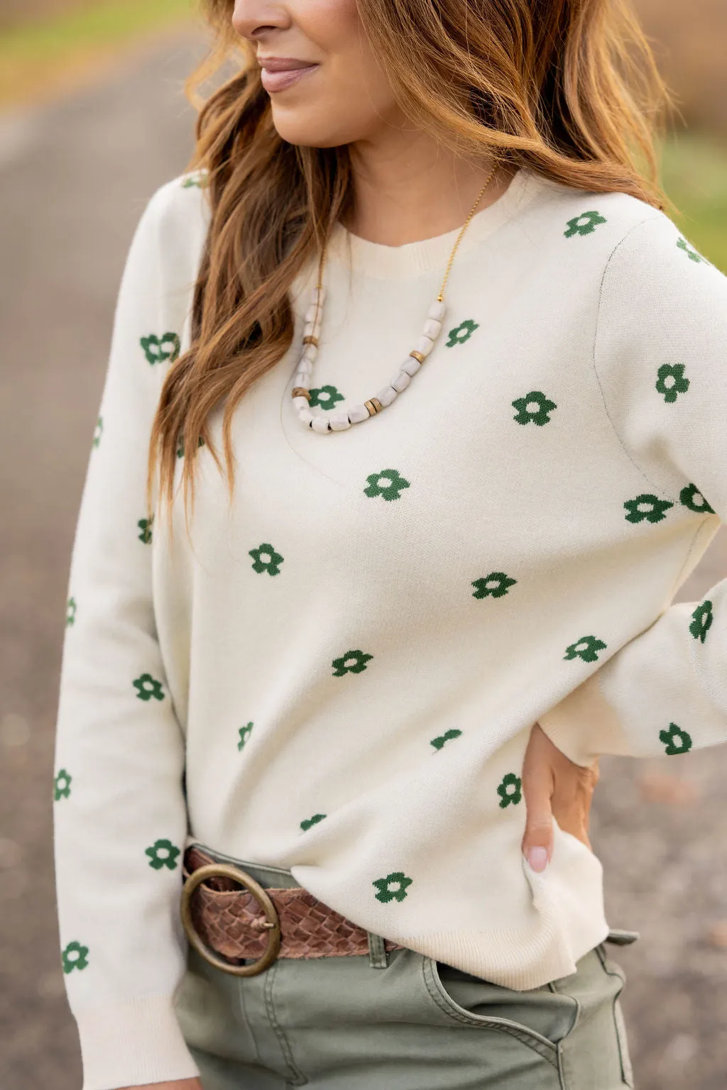 Mini Daisies Sweater