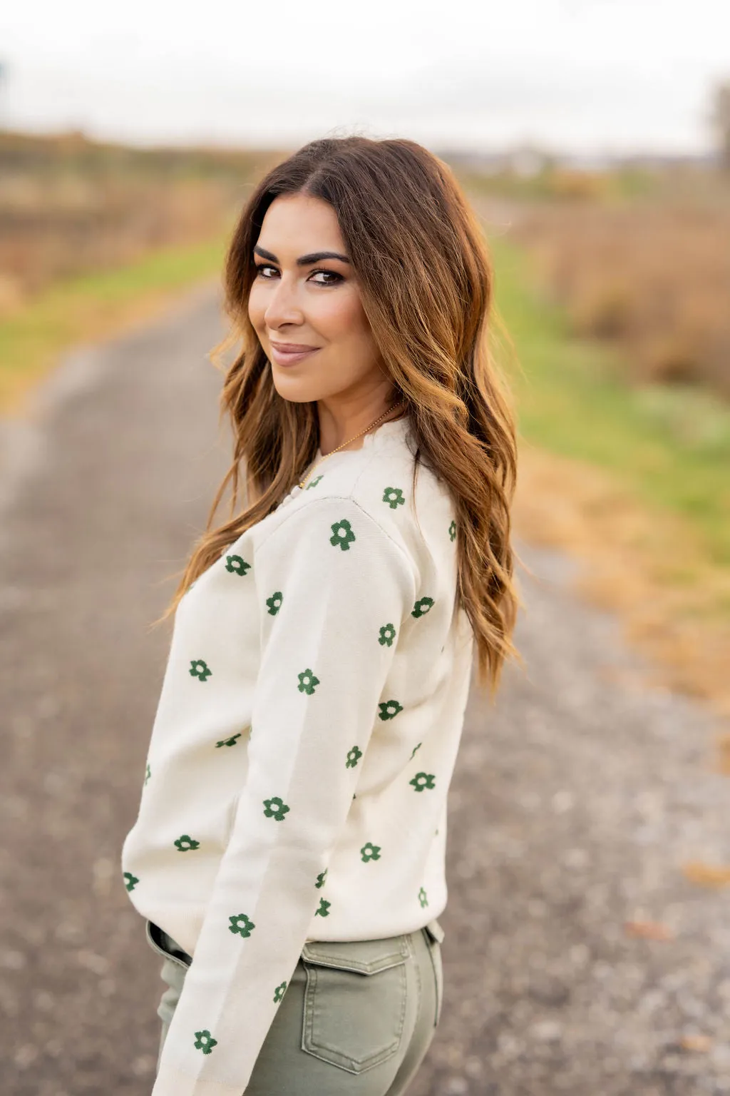 Mini Daisies Sweater