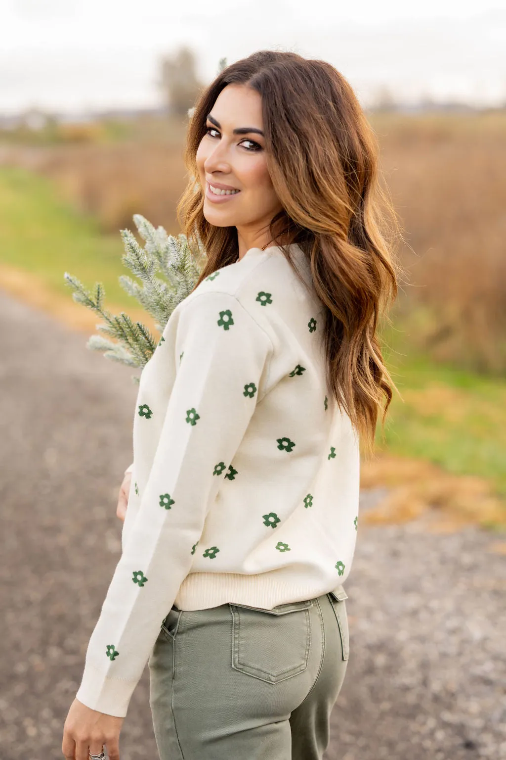 Mini Daisies Sweater