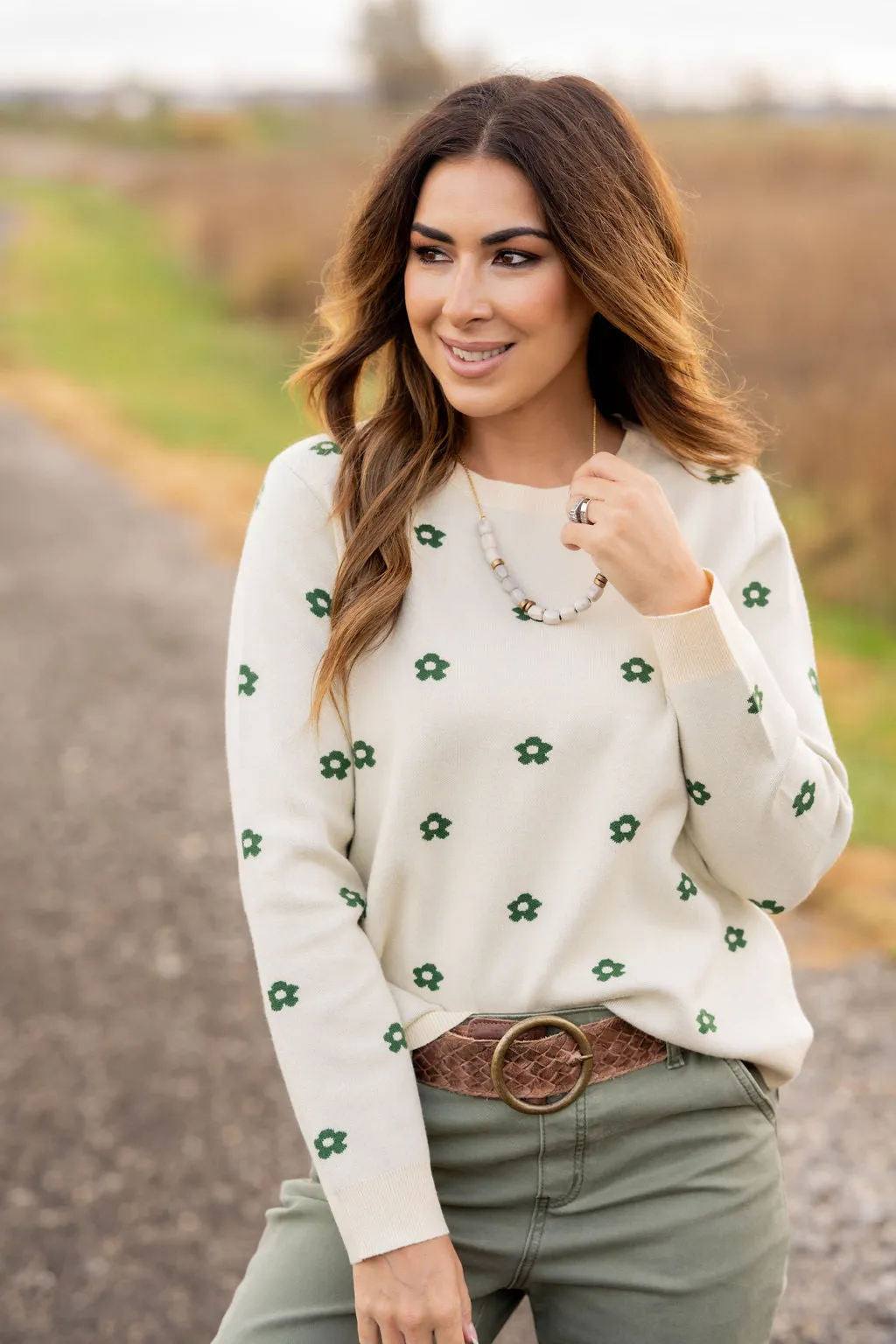 Mini Daisies Sweater