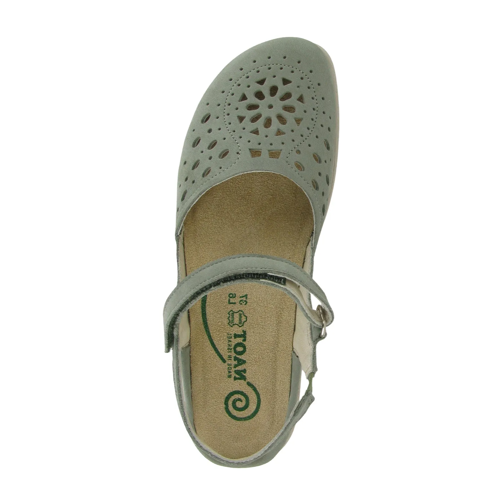 Naot Arataki Backstrap Sandal (Women) - Sage Nubuck