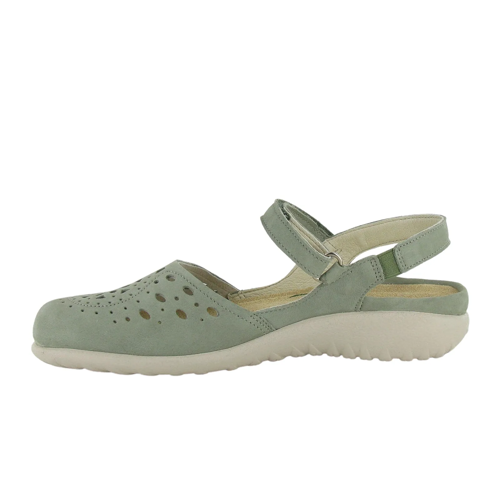 Naot Arataki Backstrap Sandal (Women) - Sage Nubuck