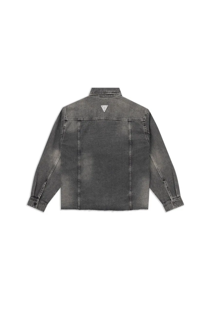 Novocaine // Frayed Hem Denim Jacket