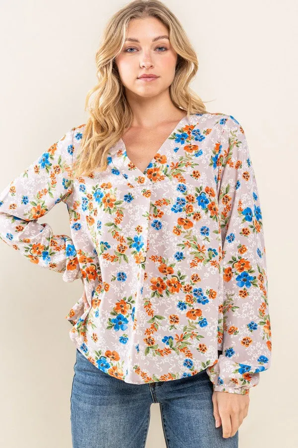 Robin Floral Top - Preorder