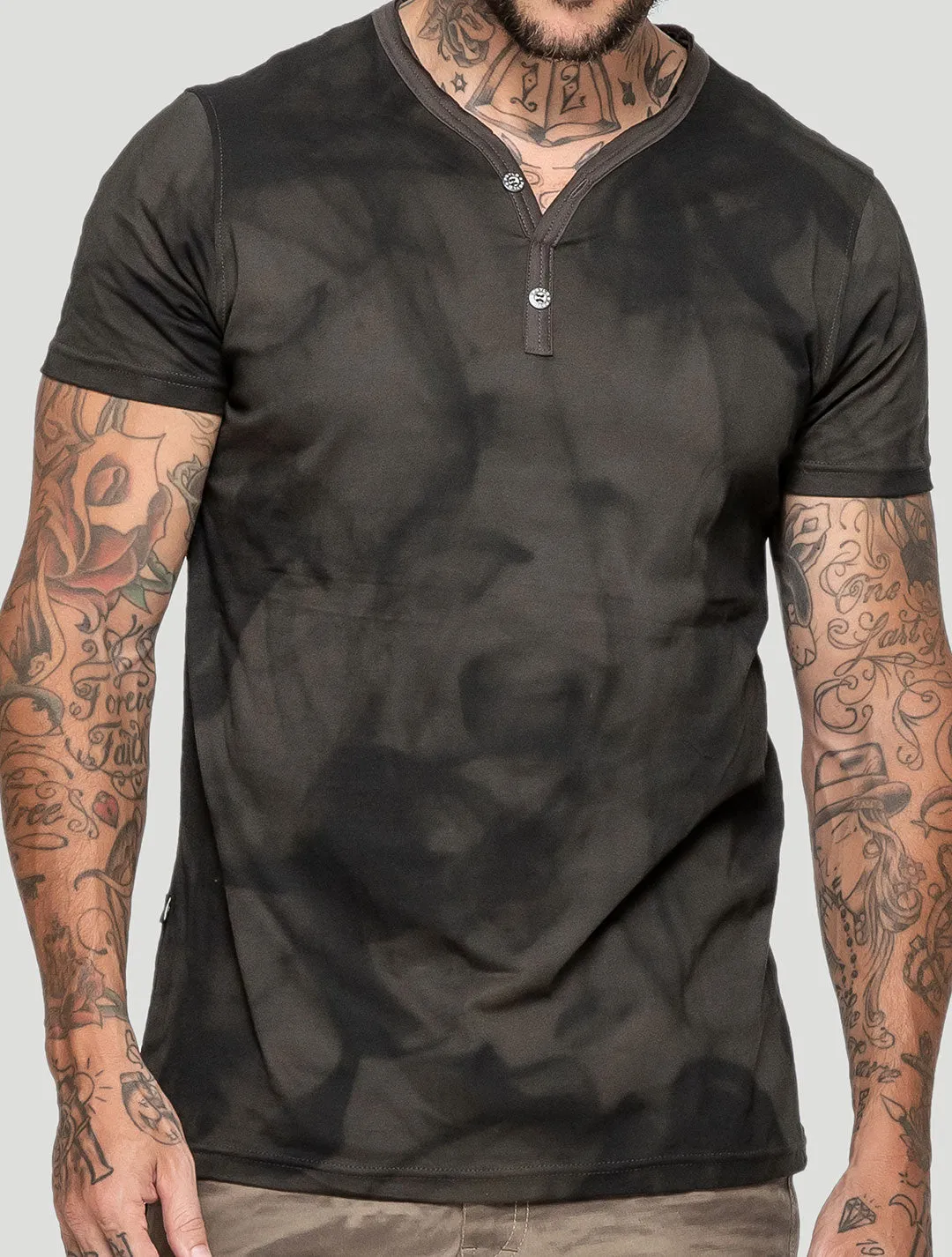 Smoky Henley Tee