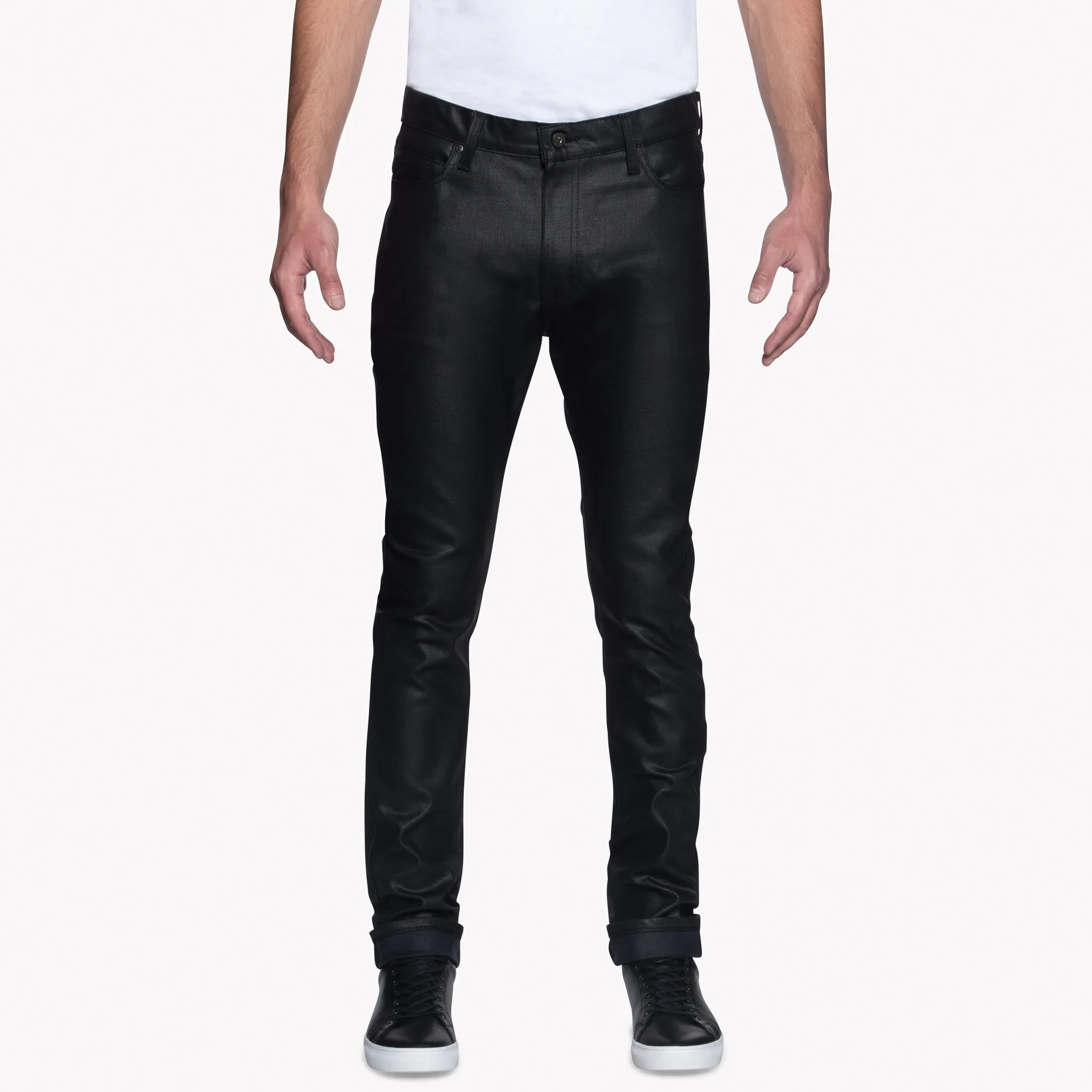 Stacked Guy - Wax Coated Black Stretch