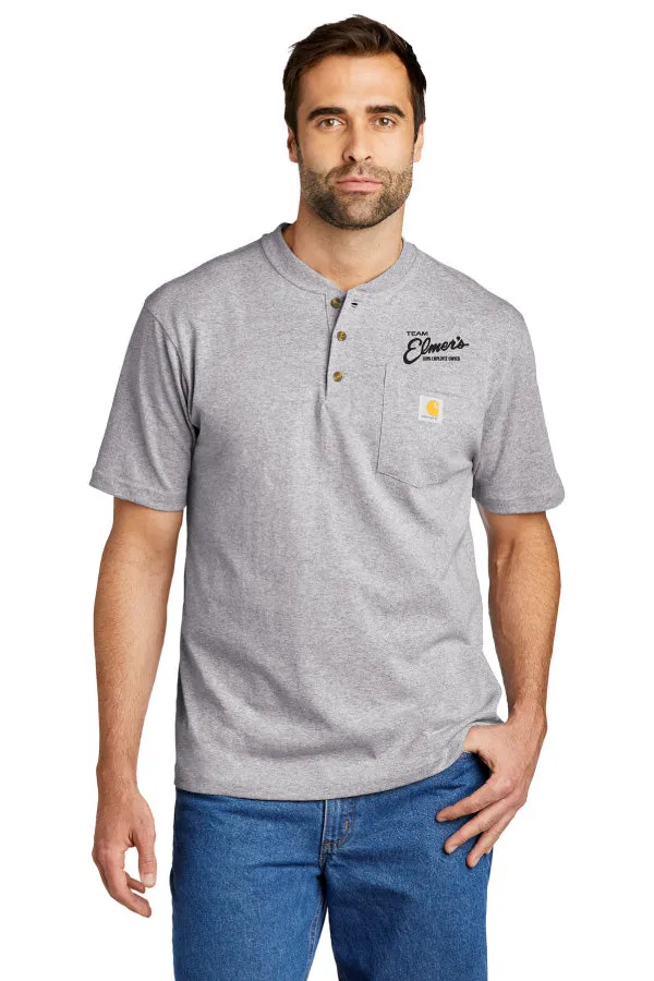 Team Elmer's Carhartt Short Sleeve Henley T-Shirt