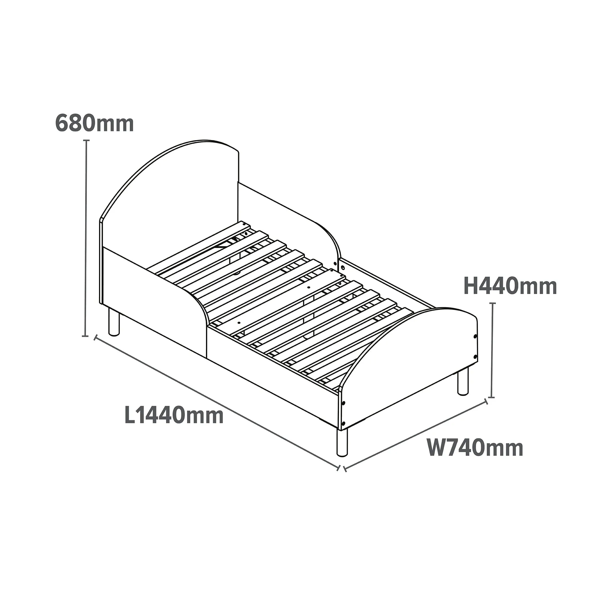 Toddler Bed - Spaceman