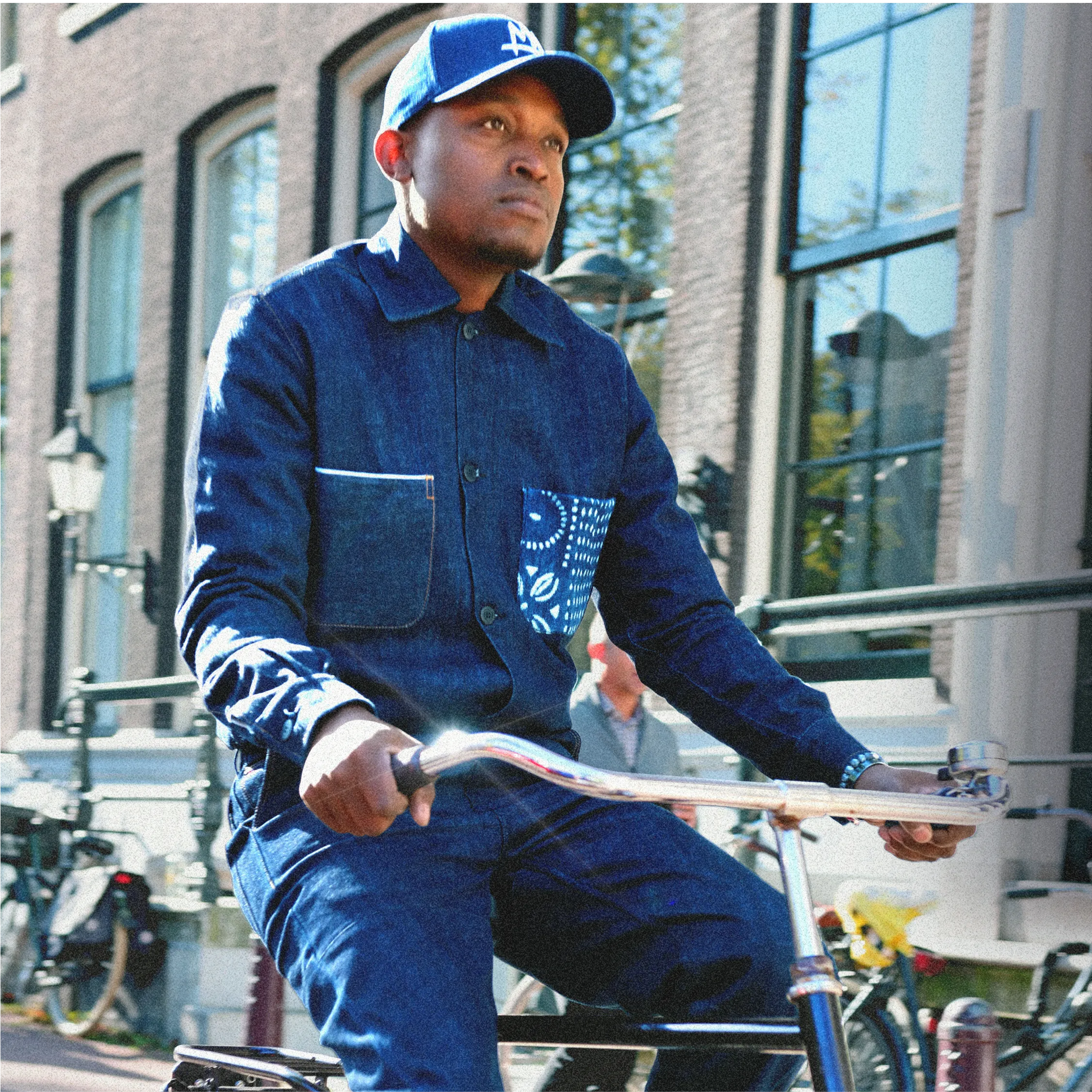 TSHEPO AMSTERDAM ATELIER DENIM SHACKET, INDIGO