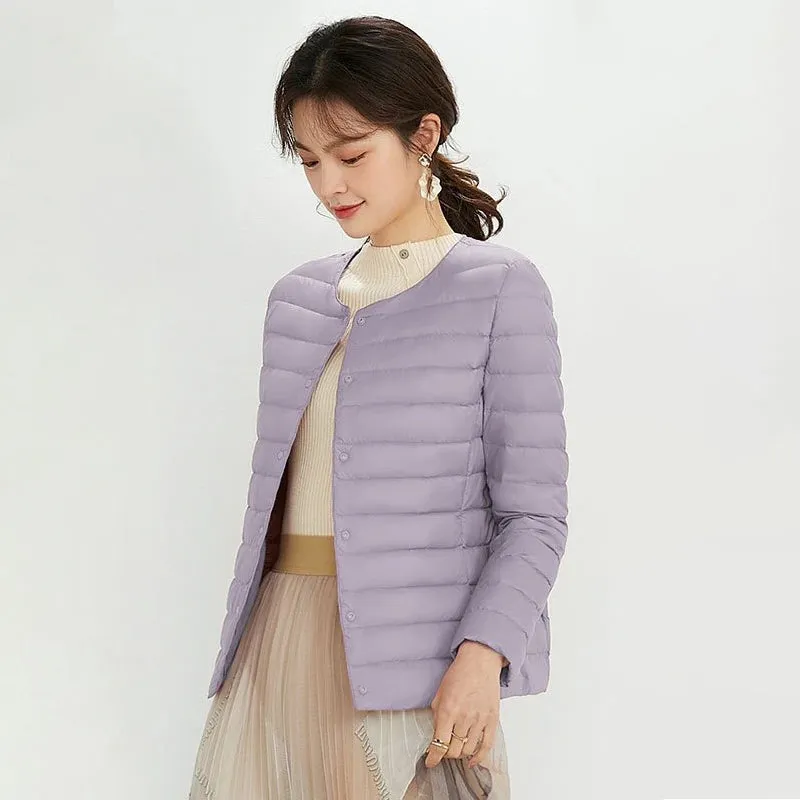 Ultralight Quilted Winter Puffer Coat Jacket