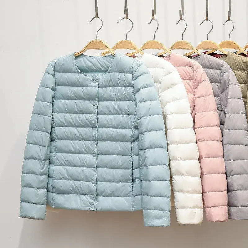 Ultralight Quilted Winter Puffer Coat Jacket