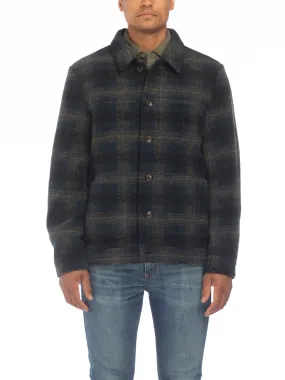 Walker Green Plaid Chore Jacket