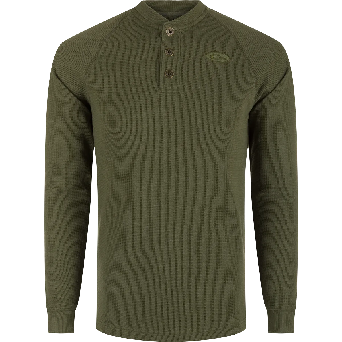 Weston Lakes Waffle Long Sleeve Henley