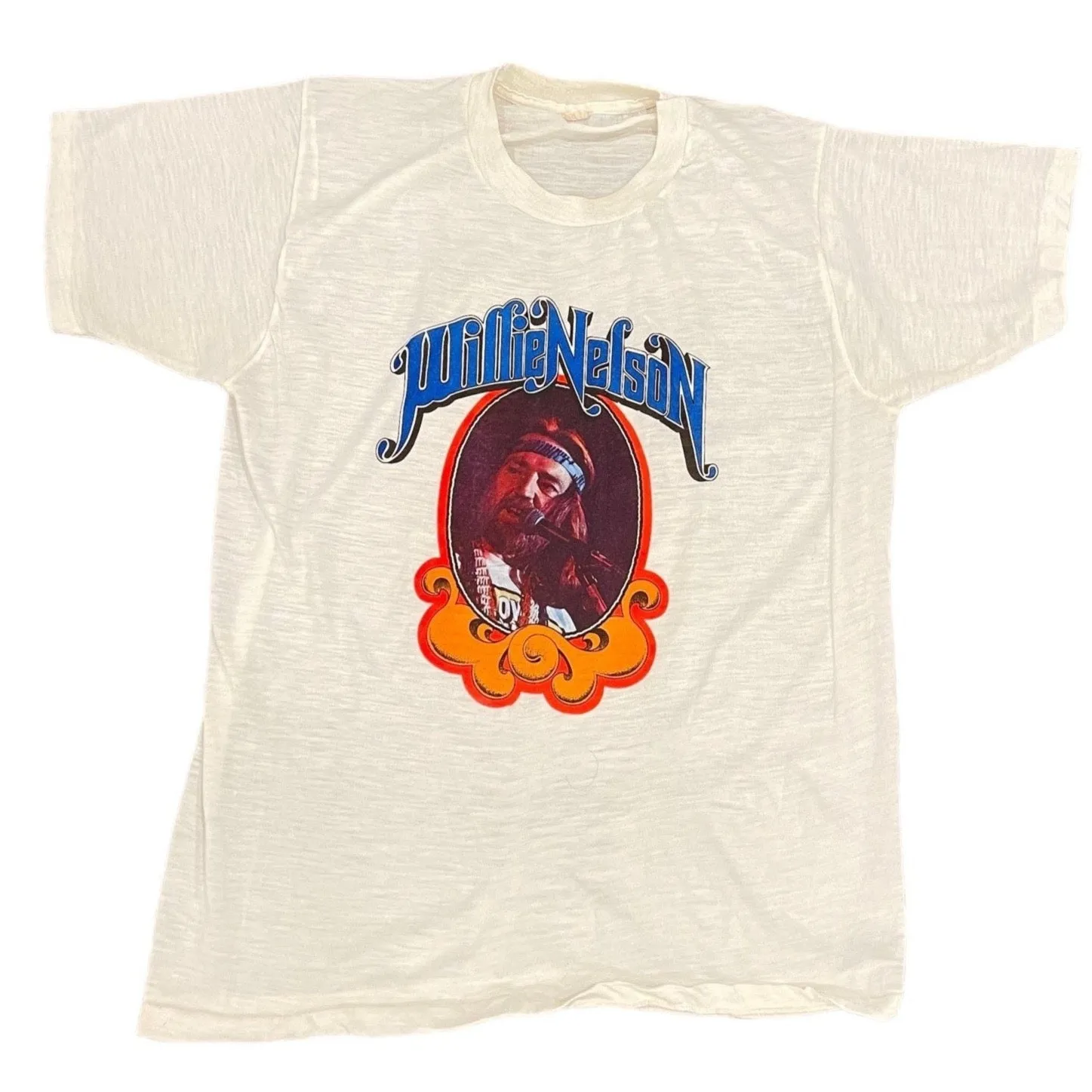 Willie Nelson Vintage Thin Iconic Graphic Tee